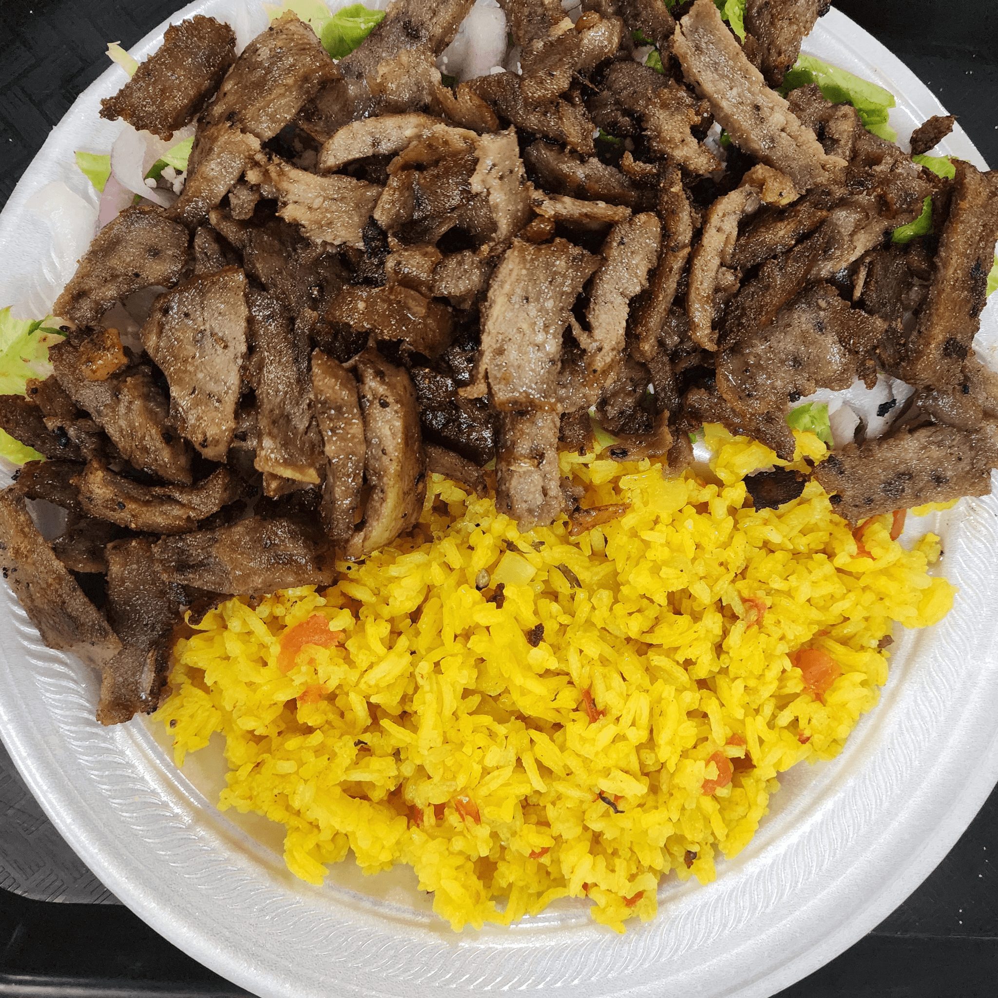 Lamb Over Rice.