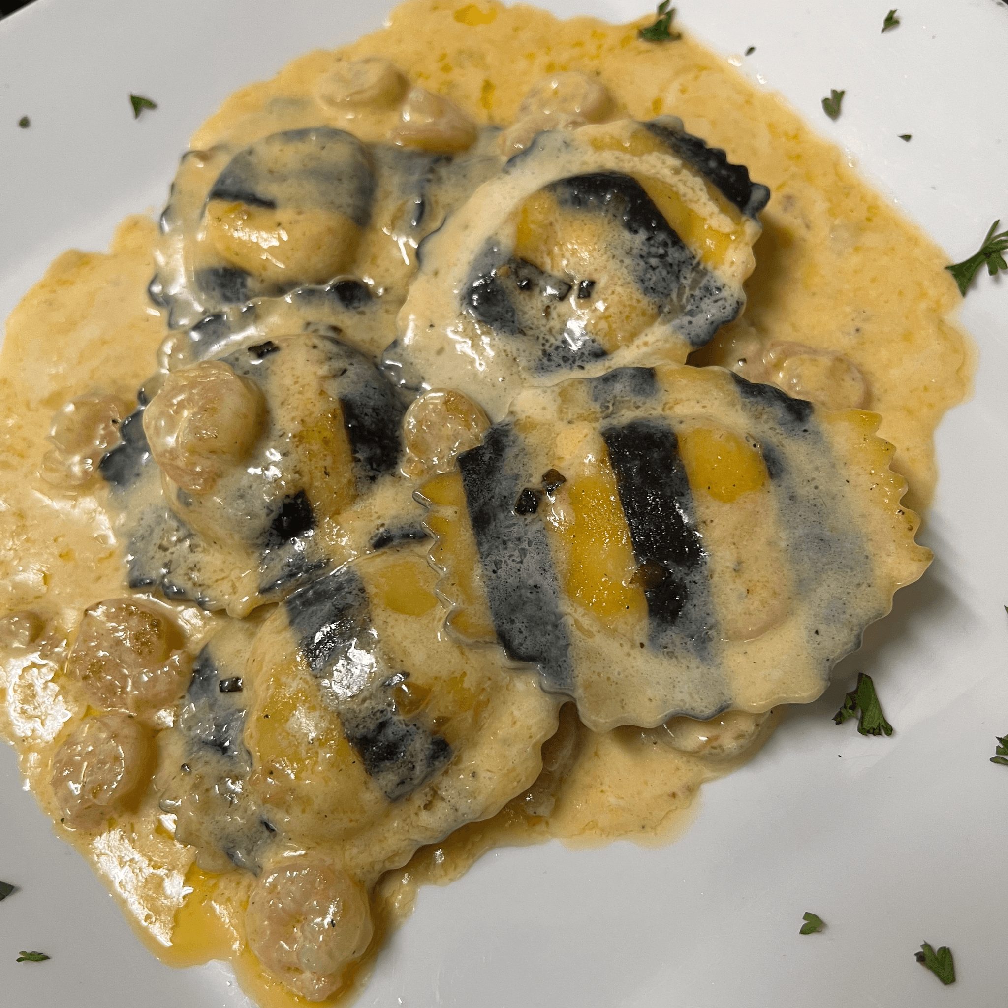 Lobster Ravioli.