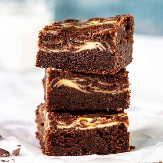 Homemade Cheesecake Brownie.