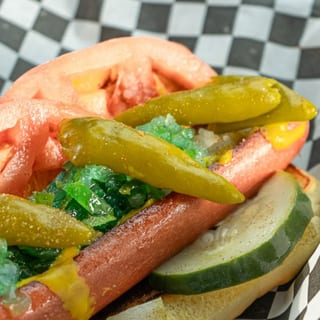 Southern Style Chicago Hot Dog Basket