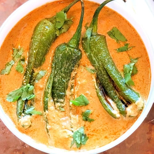 Hyderabadi Mirchi Ka Salan.