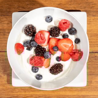 Vanilla Yoghurt with Fresh Fruit