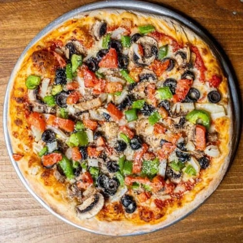 The Veggie Pizza.