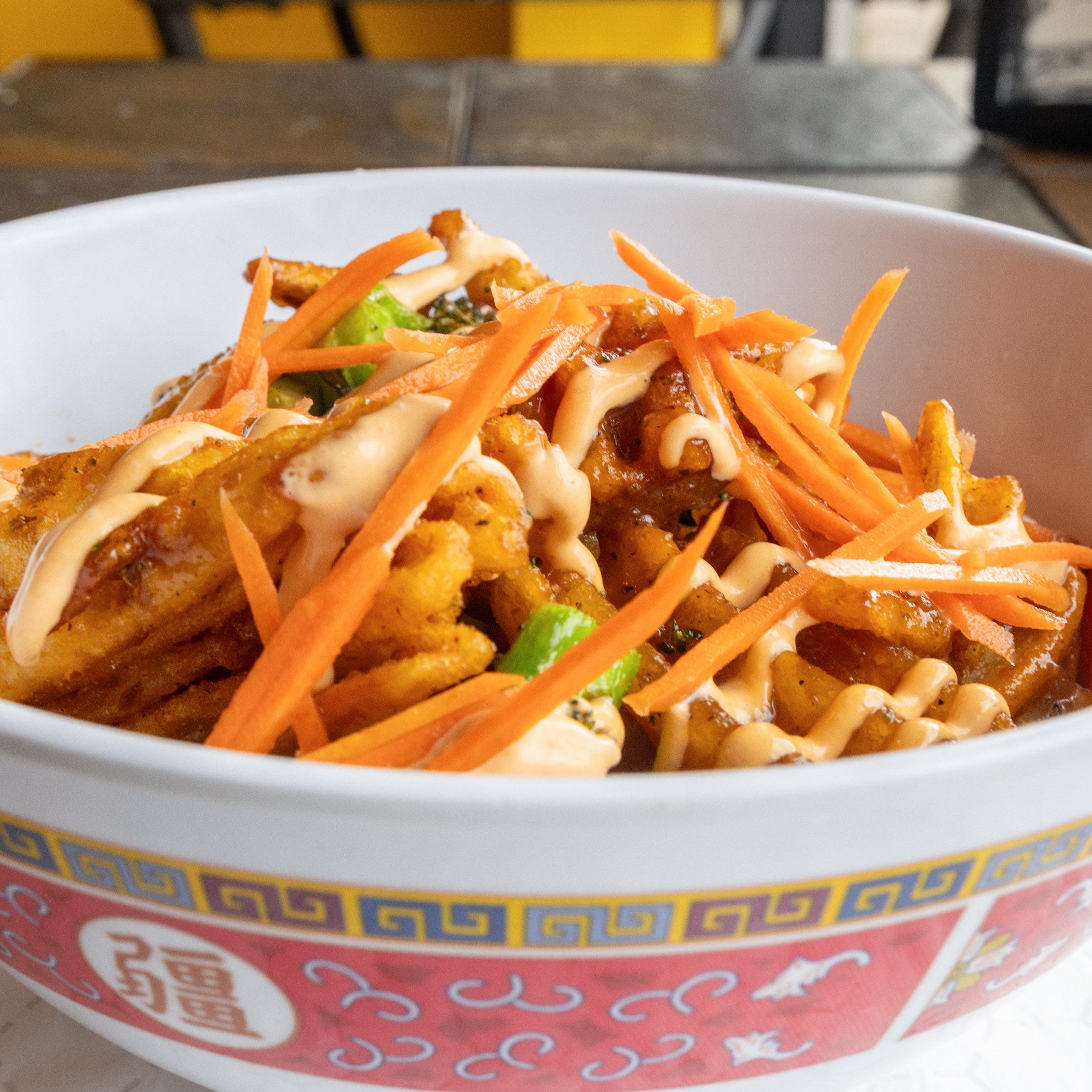 Small Tso-ly Loaded Waffle Fry.