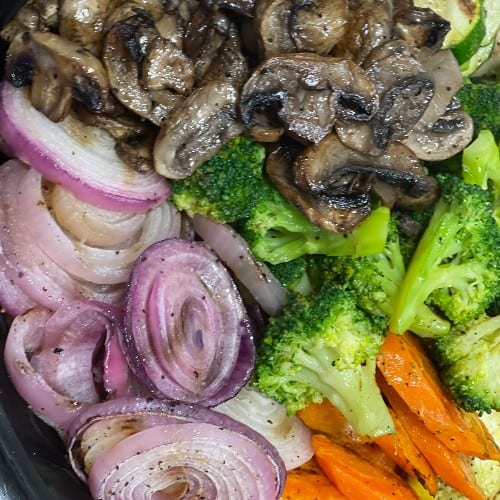 Assorted Grilled Vegetables.