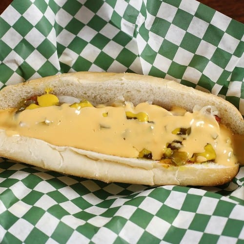Jake's Cheese Dog.