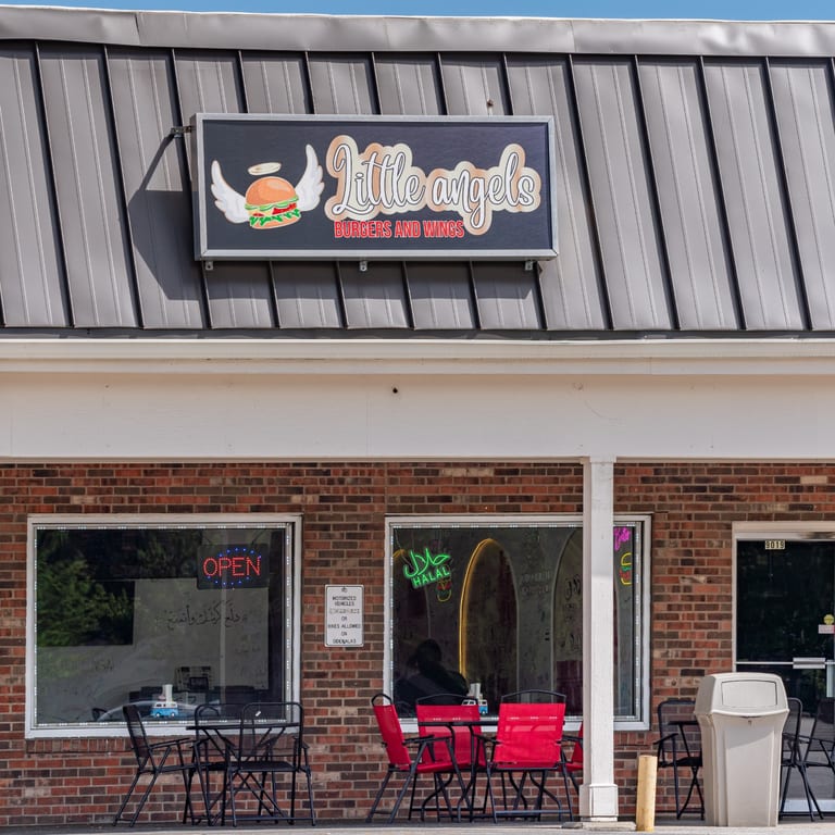 Welcome to Little Angel Burgers and Wings