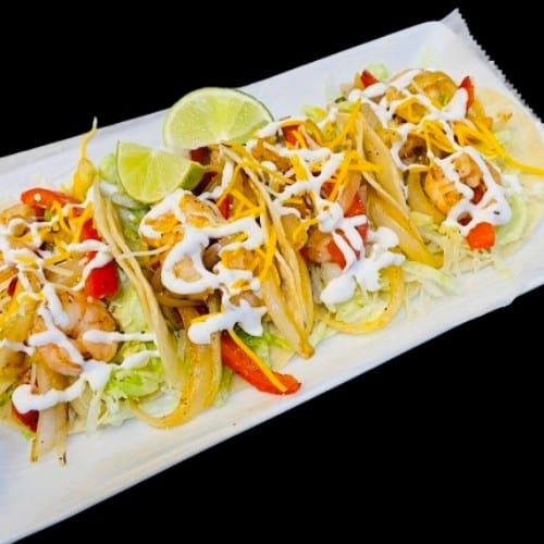 Shrimp Tacos Supreme (4 Pieces).