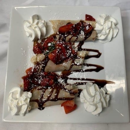 Chocolate Mousse Crepes.