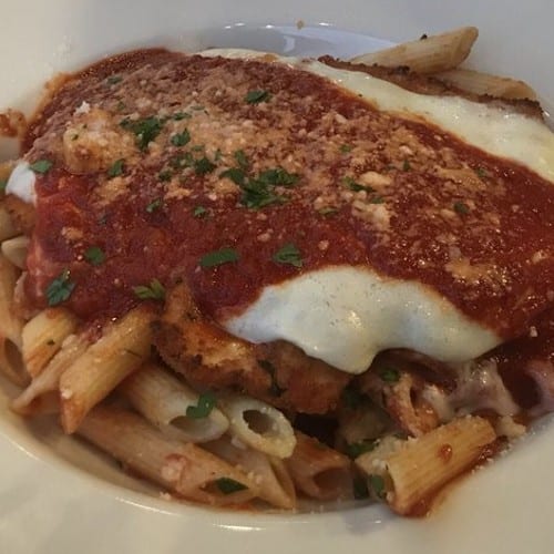 Chicken Parmigiana.