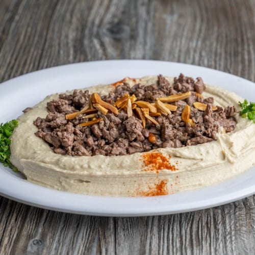 Hummus with Meat.