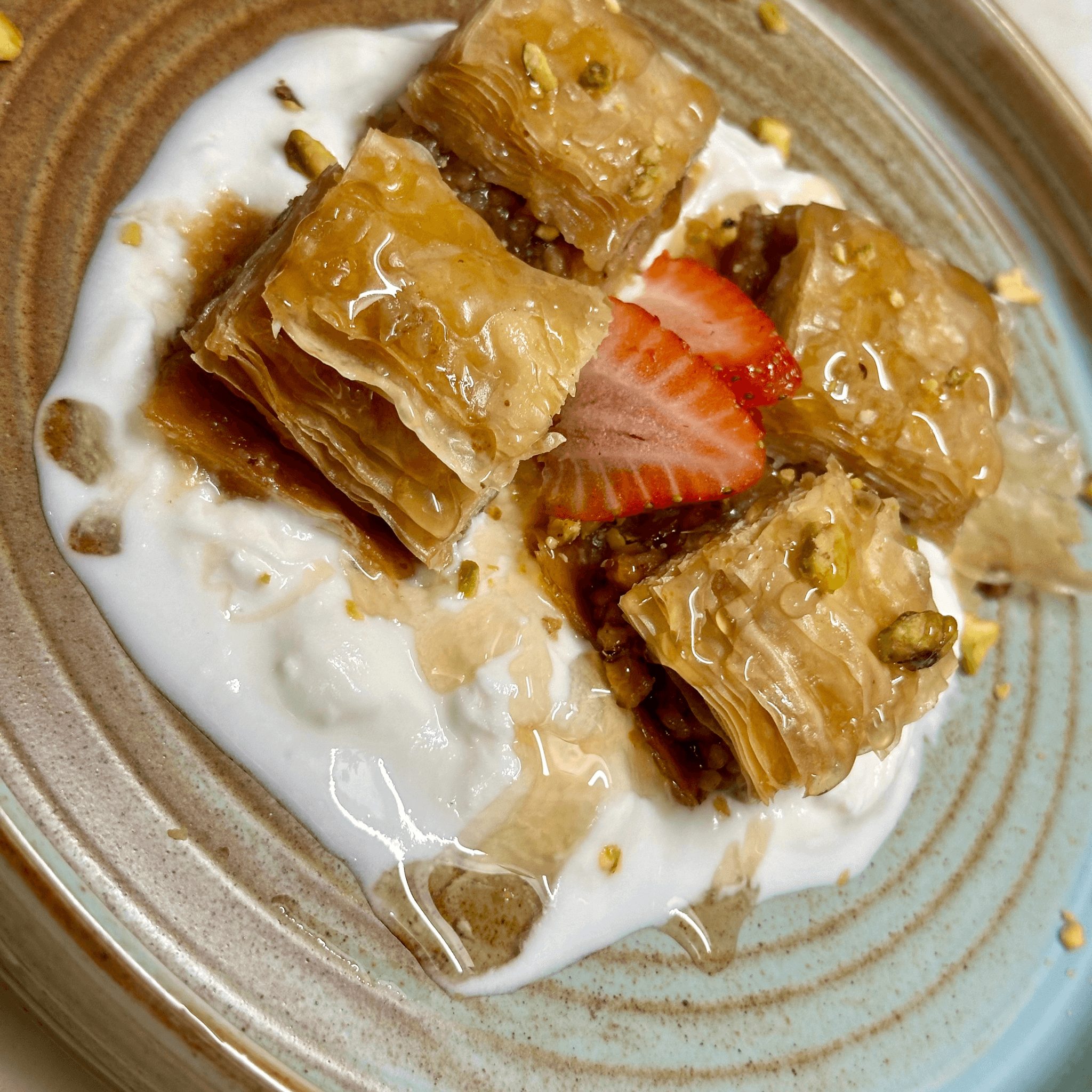 Yogurt Baklava.