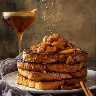 Peach Cobbler French Toast