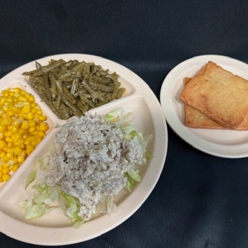Chicken Salad w/ 2 Sides.