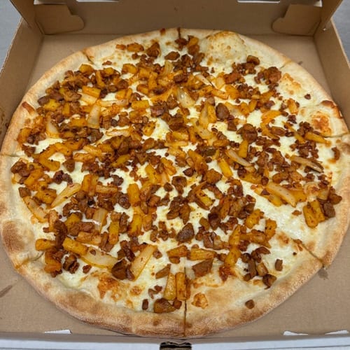 Al Pastor Pizza.