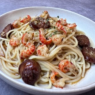 Cajun Crawfish Spaghetti