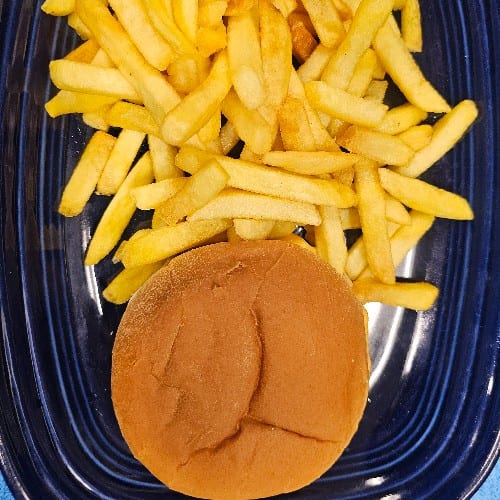 K # 4Cheeseburger & Fries.