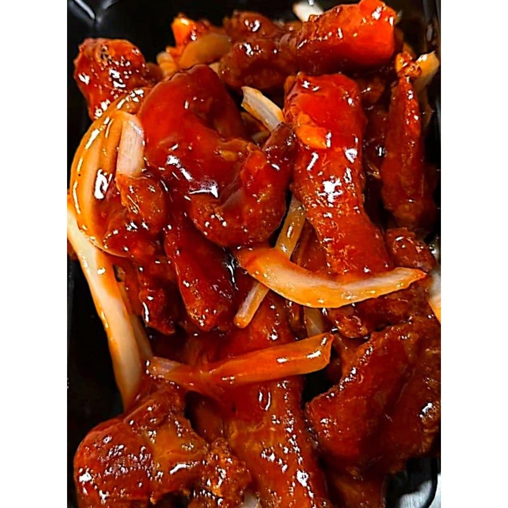 108. Peking Style Pork Chop.