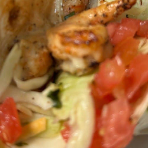 Shrimp Taco Side Lunch.