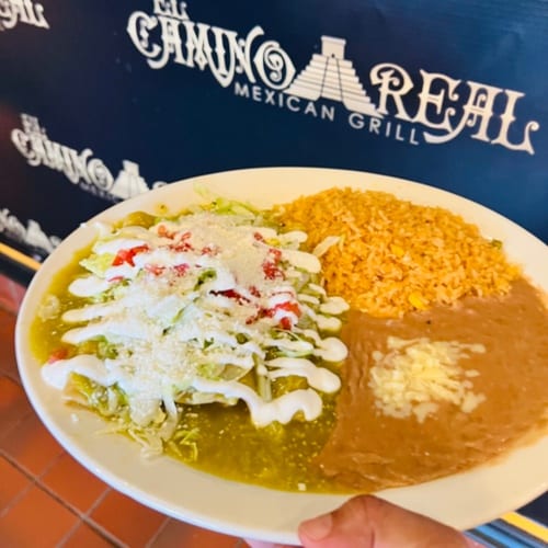 Enchiladas Verdes.