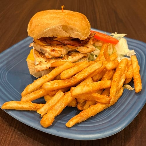 Chicken Club Sandwich.