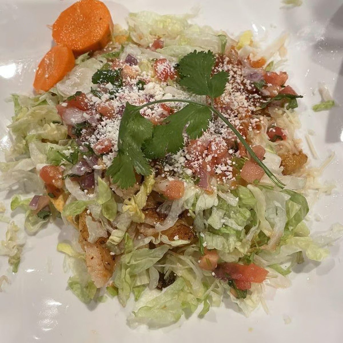 Tostada De Camaron.