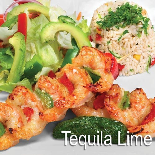 Tequila Lime Shrimp.