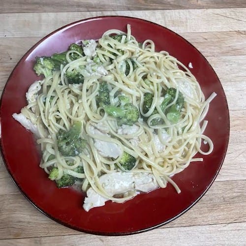 Chicken Broccoli Linguine.
