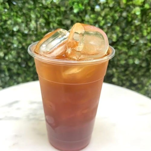 Peach Strawberry Fruit Tea.