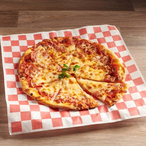 Canadian Bacon & Pineapple Pizza.