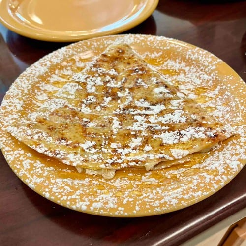 Brie, Figs and Honey Crepe.