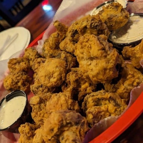 Fried Mushrooms.