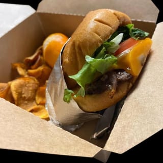 Fried Onion Smash Burger