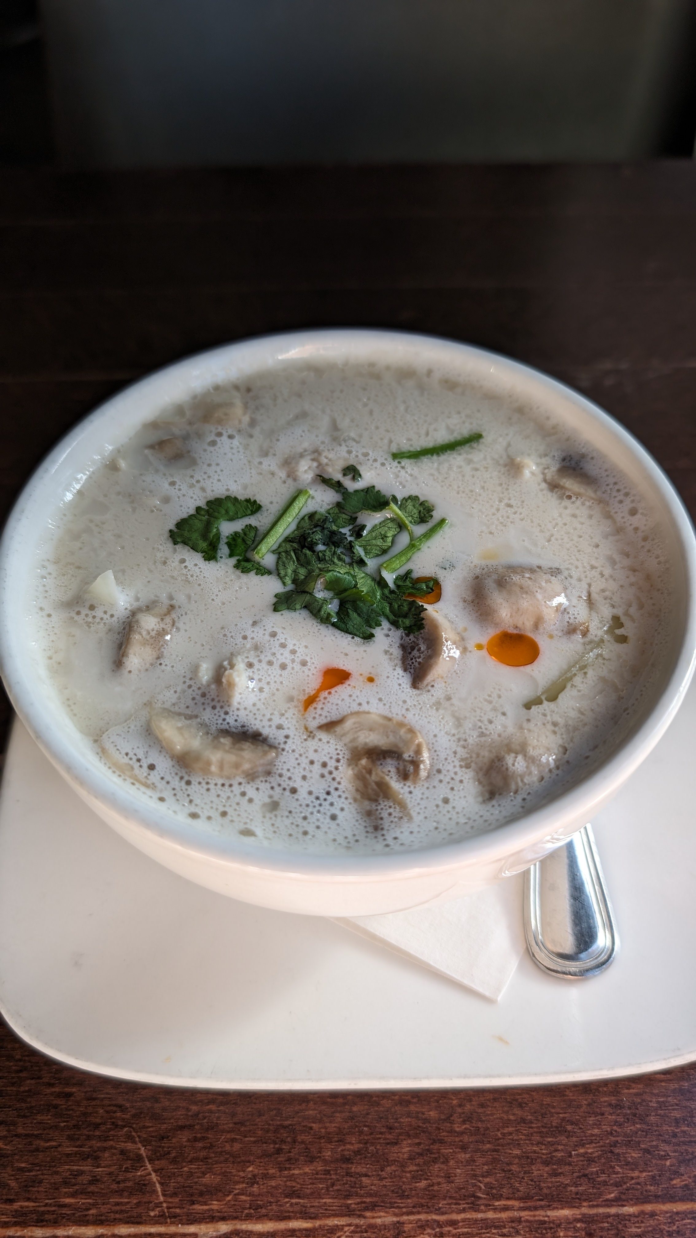Tom Kha Coconut Soup.