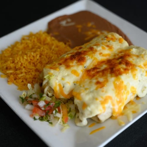 CHICKEN ENCHILADA.