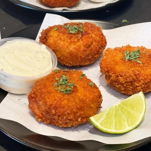 Crab Cakes.