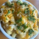 Baked Mac and Cheese.