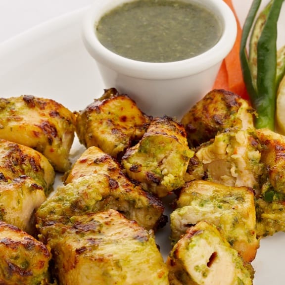 Malai Chicken Boti.