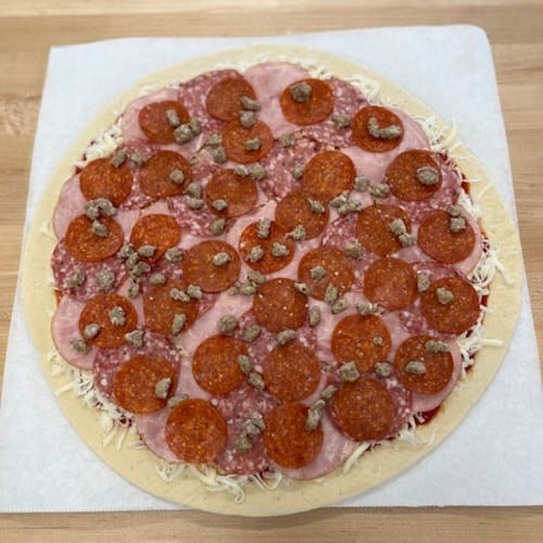 Small 9" Meat Market (Serves 1-2 People).