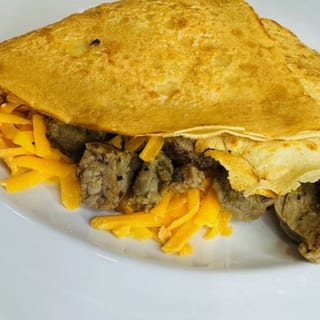Steak and Cheese Crepe-Off