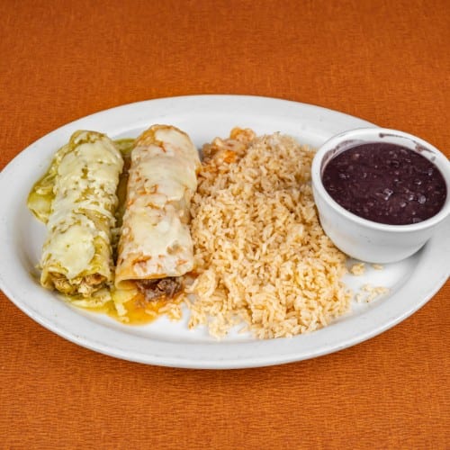#2 Any Two Enchiladas Combo.