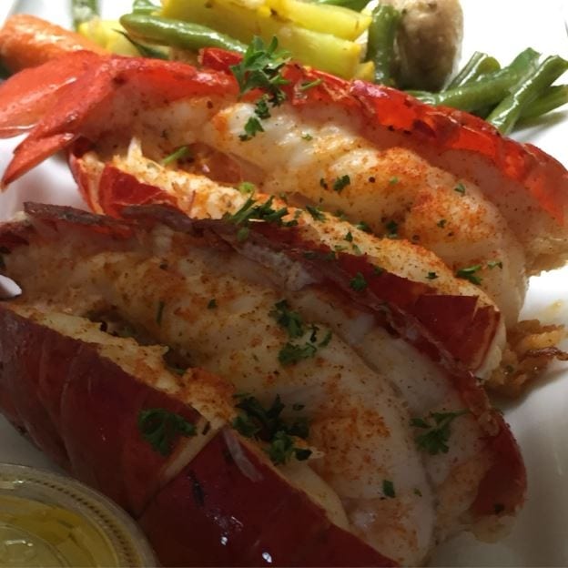Twin Maine Lobster Tails.