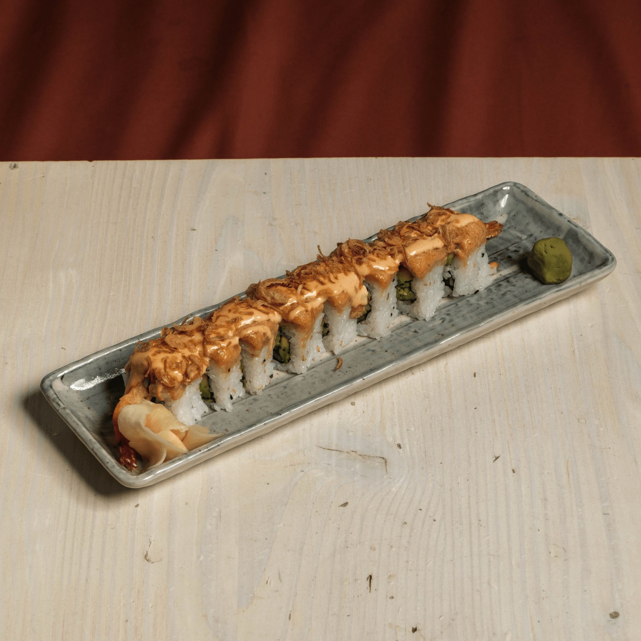 Spicy devil tuna roll.