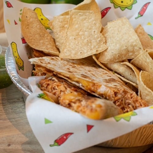 BBQ Chicken Quesadilla.
