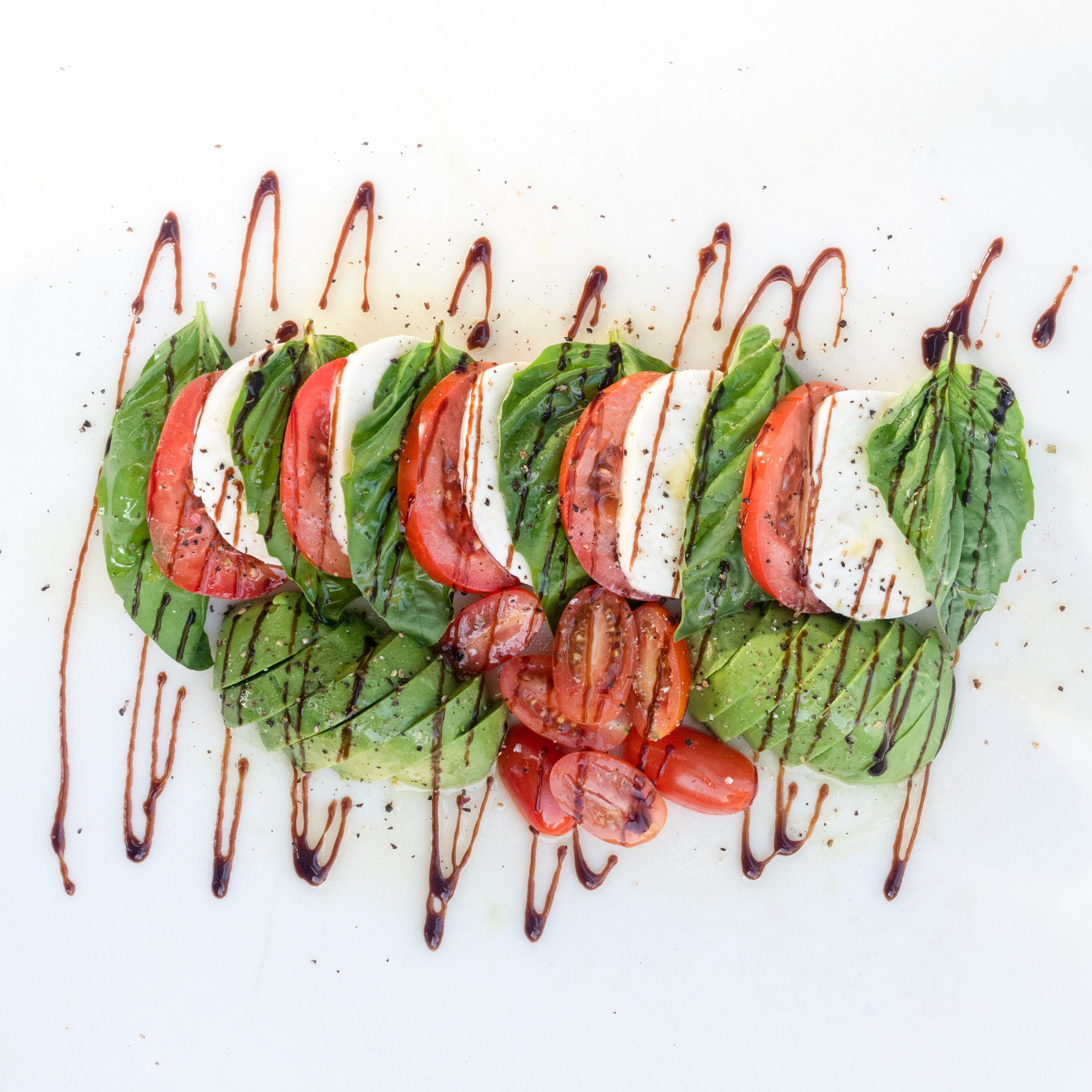 Avocado Caprese Salad.