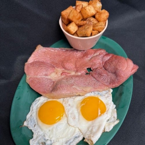 Country Ham and Egg Plate.