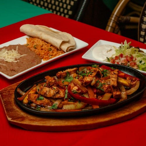 Grilled Chicken Breast Fajitas.