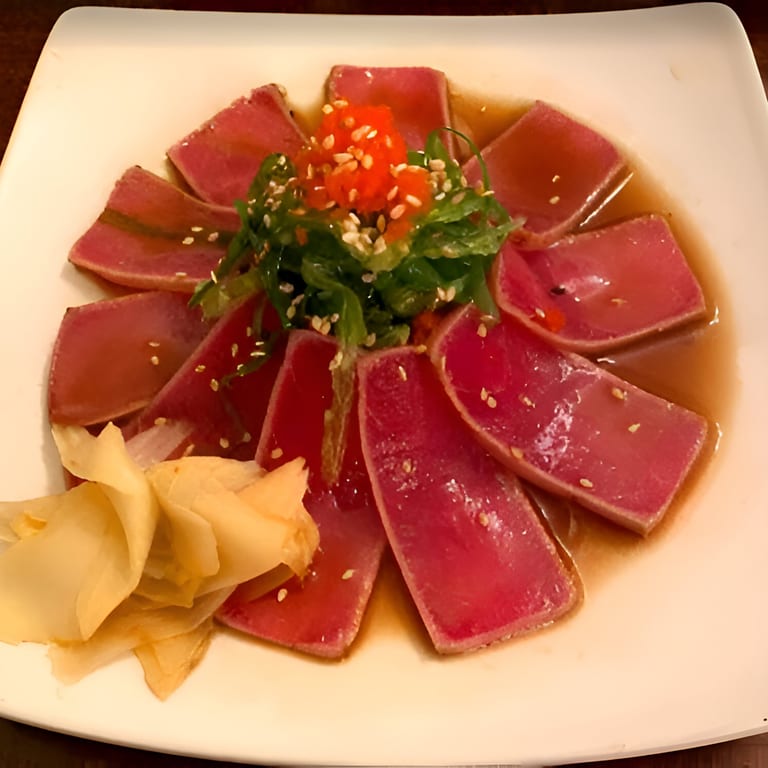 Indulge in Fresh Tuna Tataki