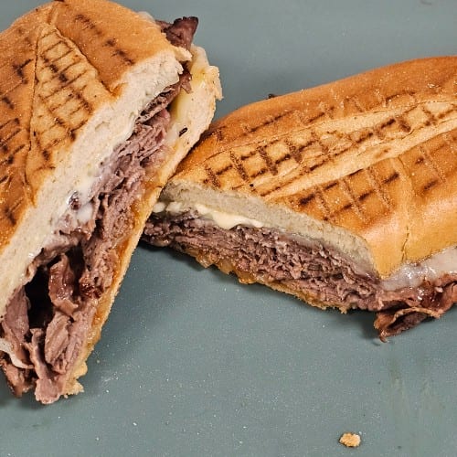 Roast Beef & Onion Panini.