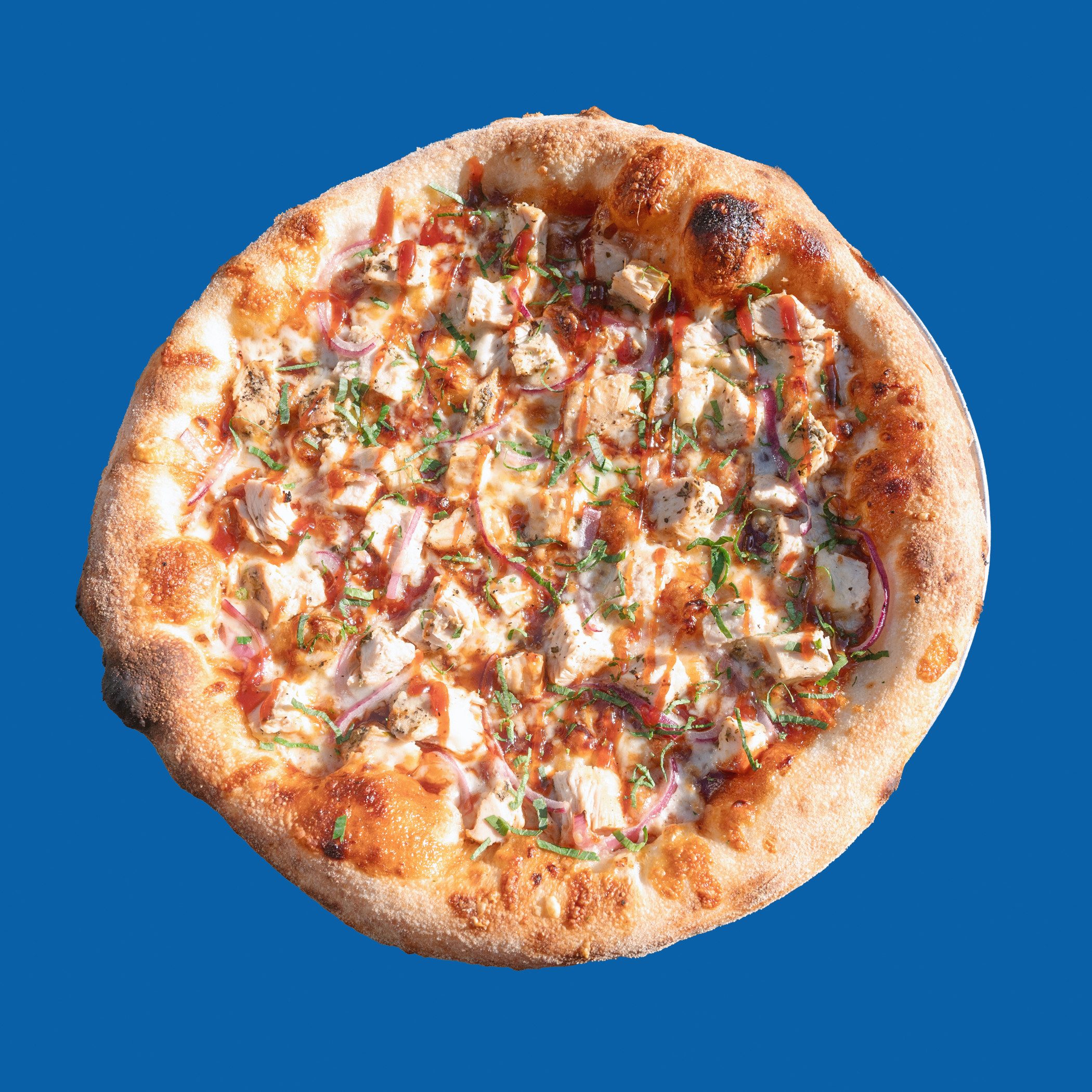 BBQ Chicken Pizza.